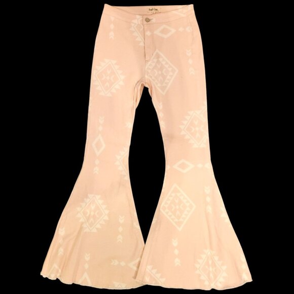 The Buckle - High Rise Bell Bottom Flare Pants by Peach Love California - Picture 1 of 10